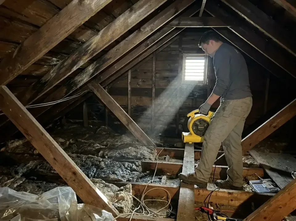 attic-water-damage-drying-proc-007 — frequently asked questions, Emergency Water Extraction & 24/7 Flood Response in Fairlaw…